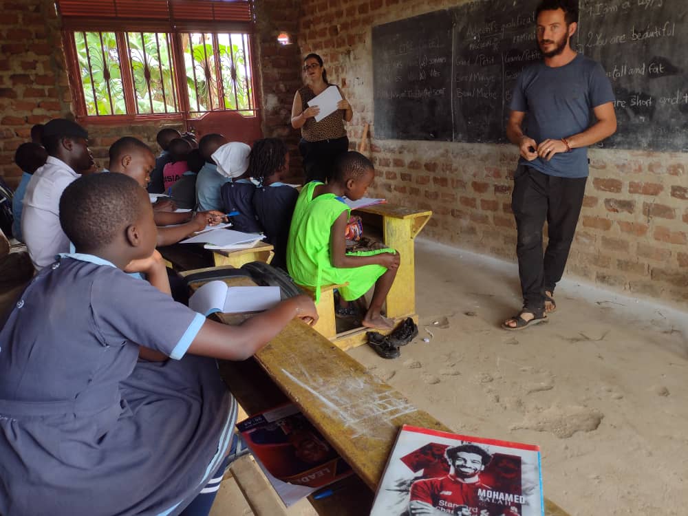 Classroom scene at Shekinah