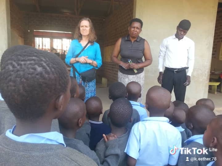 Volunteers engaging with Shekinah School students